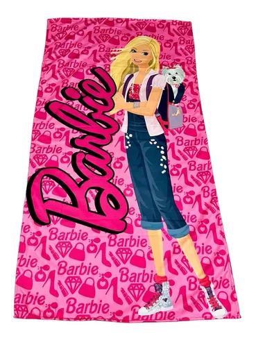Imagen de TOALLA DE BAÑO BARBIE (EN BOLSA)*