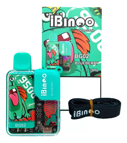 Imagen de CIGARRO iBINGO 9500 PUFFS CON CORREA