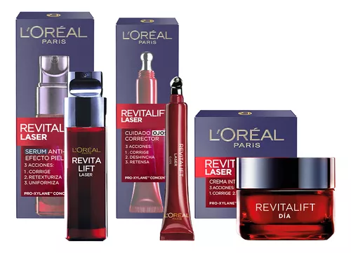 Imagen de **TRATAMIENTO COMPLETO L'OREAL REVITALIFT 3 EN 1