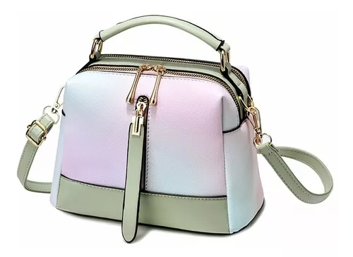 Imagen de BOLSO DE DAMA BICOLOR PREMIUM