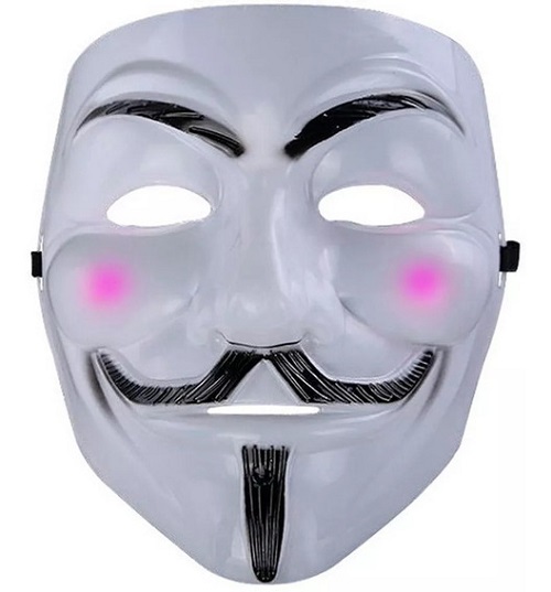 Imagen de DOCENA MASCARA ANONYMOUS HALLOWEEN