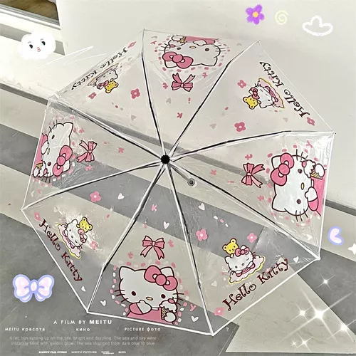 Imagen de PARAGUAS TRASNPARENTE SANRIO 55cm