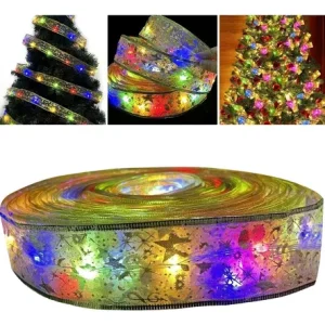LISTON NAVIDEÑO LUZ LED 5mt
