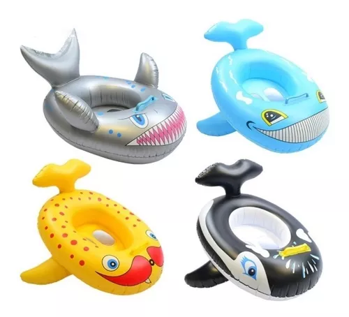 Imagen de SALVAVIDAS DISEÑO TIBURON BALLENAS 70cm*