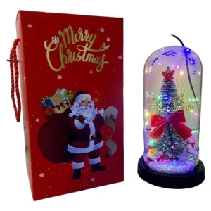 ADORNO CUPÚLA NAVIDEÑO PLASTICO 22cm