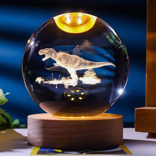 Imagen de LAMPARA ESFERA CRISTAL *DINOSAURIO