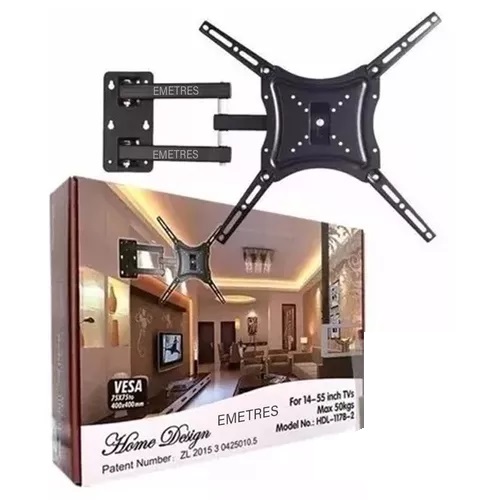Imagen de SOPORTE GIRATORIO BASE PANTALLA 14"-55" HOME DESIGN