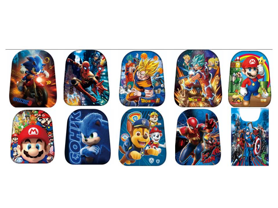 Imagen de COMBO 3 MOCHILA LED PERSONAJES *NIÑO