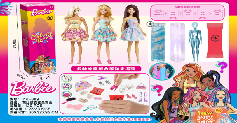 Imagen de MUÑECA BARBIE COLOR REVEAL