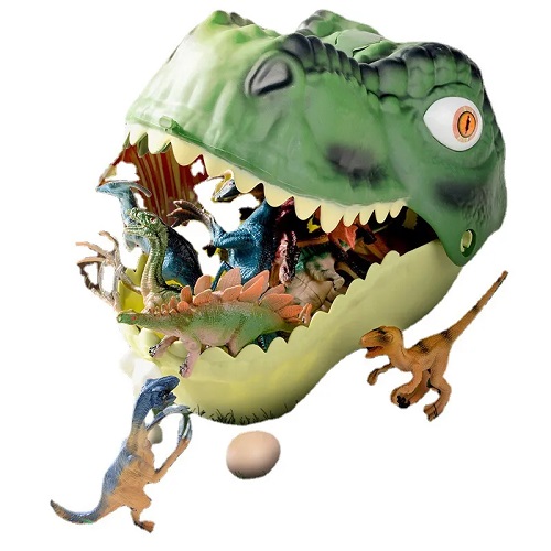 Imagen de JUGUETE CABEZA DINOSAURIO REX CON ACCESORIOS