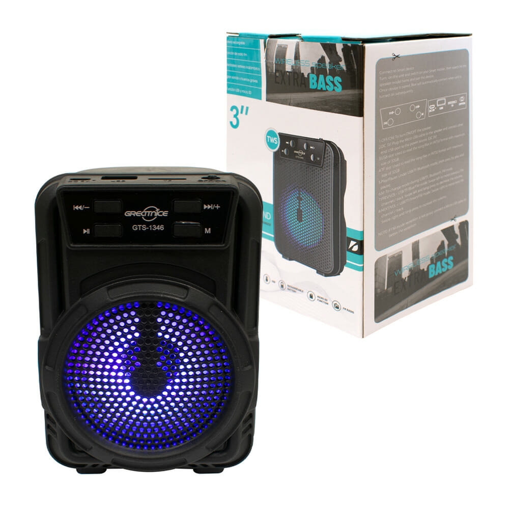 Imagen de BOCINA 3" GTS-1346 CAJA AZUL