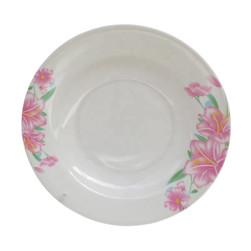 Imagen de PIEZA PLATO MELAMINA FLORES