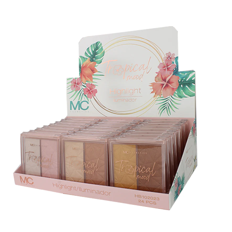 Imagen de GAMA 3 ILUMINADOR DUO TROPICAL MOOD MC COSMETICS HB102023