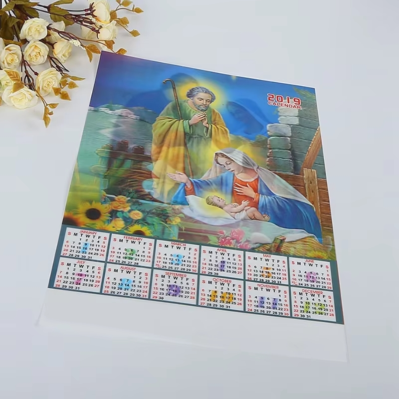 Imagen de DOCENA CALENDARIO 2025 RELIGIOSO LENTICULAR