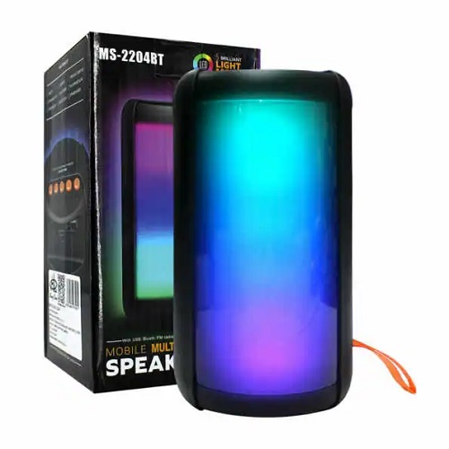 Imagen de BOCINA BLUETTOTH LUZ LED MS-2204BT