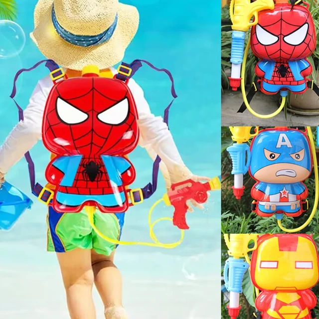 Imagen de PISTOLA DE AGUA MOCHILA SUPER HEROES