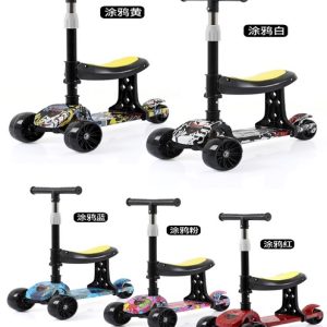SCOOTER 3 EN 1 CON ASIENTO DISEÑOS