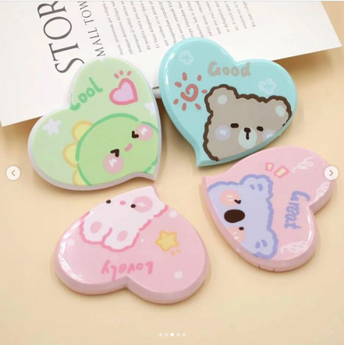 Imagen de DOCENA ESPEJO KAWAII CORAZON*