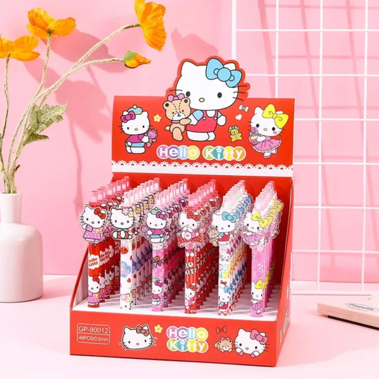 Imagen de CAJA 48 PLUMAS *HELLO KITTY