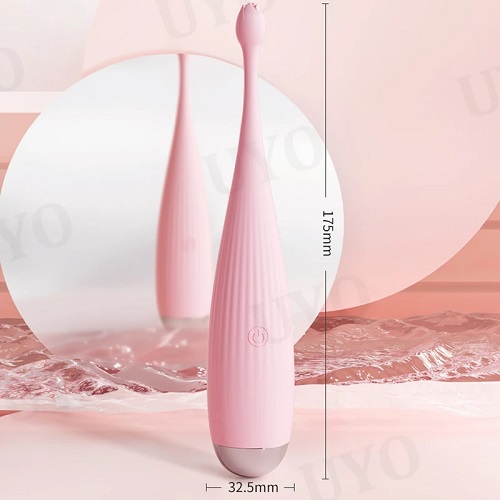 Imagen de VIBRADOR ESTIMULADOR PUNTA DE ROSA RECARGALE