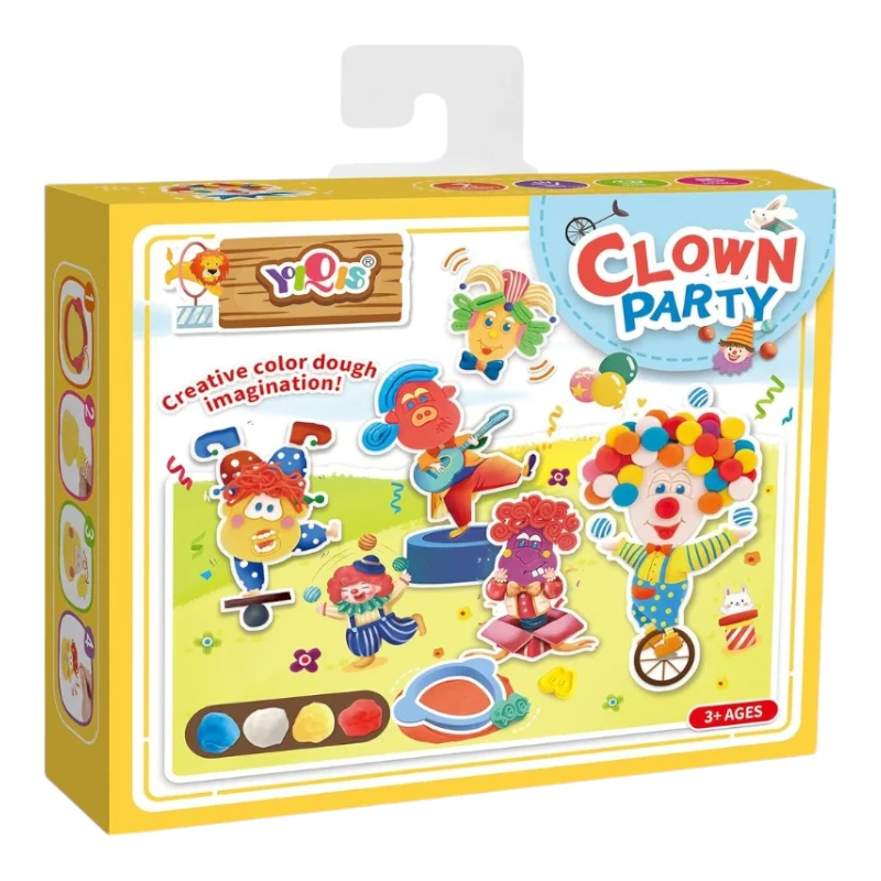Imagen de SET PLASTILINA PAYASO CLOWN PARTY