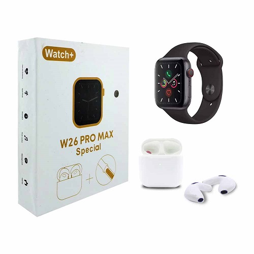Imagen de SMART WATCH + AUDIFONOS W26 PRO MAX