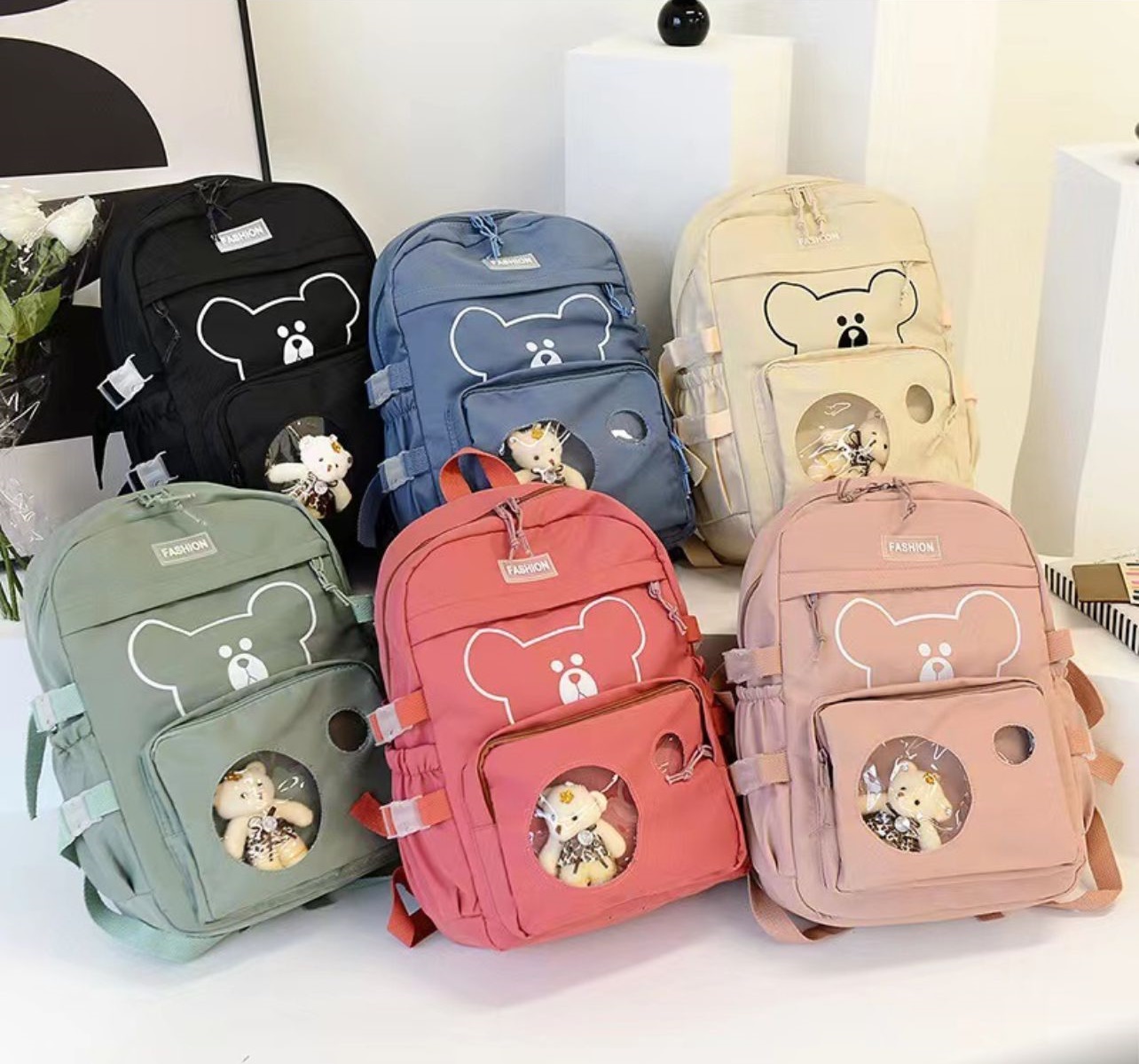 Imagen de MOCHILA JUVENIL OSO FASHION