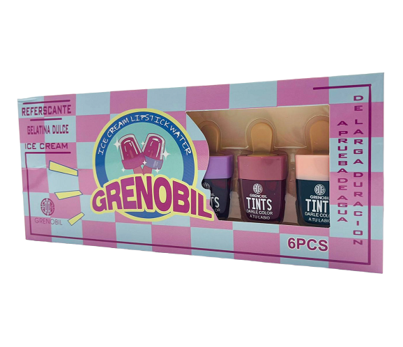 Imagen de CAJA 6 TINTA LABIOS GRENOBIL*