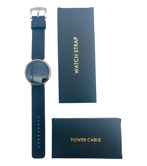Imagen de **RELOJ SMART WATCH CIRCULAR CAJA NEGRA *