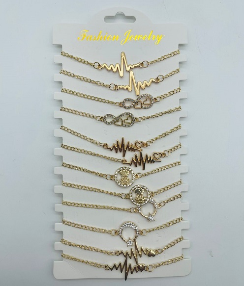 Imagen de 12 PULSERA DAMA FASHION JEWERLY
