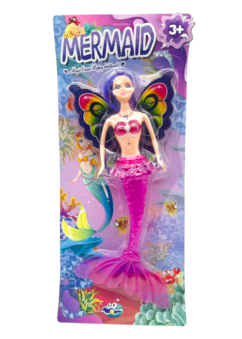 Imagen de MUÑECA SIRENA 30 CM LUZ LED BLISTER MERMAID