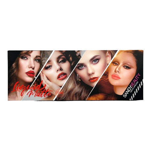 Imagen de ESTUCHE 24 LIPGLOSS + LIP LINER ROSTROS SANDY BEAUTY