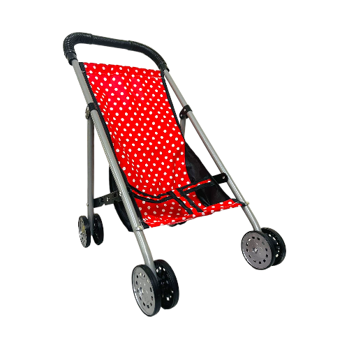 Imagen de CARRIOLA METALICA MINIE MOUSE PARA MUÑECAS