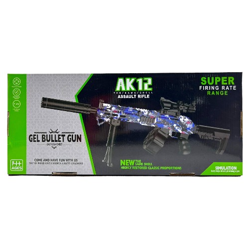 Imagen de AK12 PISTOLA HIDROGEL MARIO BROS CON ACCESORIOS