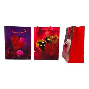 DOCE BOLSA REGALO MEDIANA 23X18 SAN VALENTIN