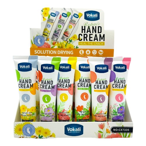 Imagen de CAJA 24 CREMA DE MANOS VOKALI