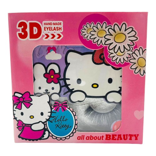 Imagen de CAJA 12 PAR PESTAÑAS HELLO KITTY