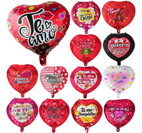 Imagen de PAQ. 50 GLOBO 18" SAN VALENTIN SURTIDOS