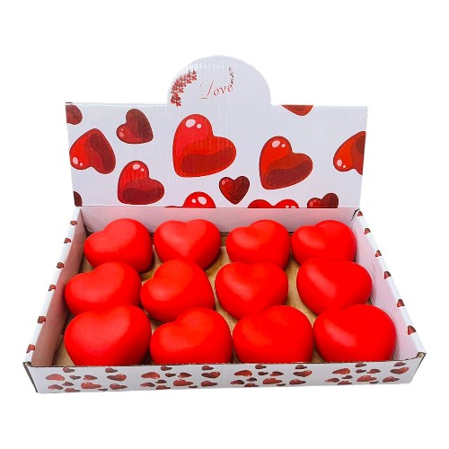 Imagen de CAJA 12 CORAZONES DE LUZ LED