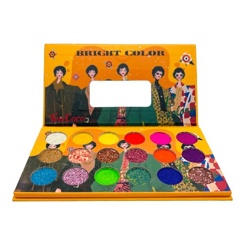 Imagen de PALETA SOMBRAS BRIGHT COLOR TENCOCO