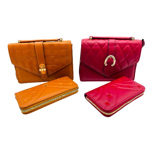 Imagen de DUO BOLSO MANO + CARTERA DAMA