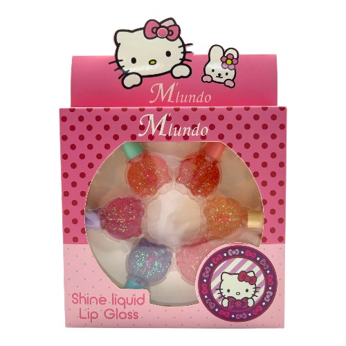 Imagen de 6 SHINE LIQUID LIP GLOSS HELLO KITTY*