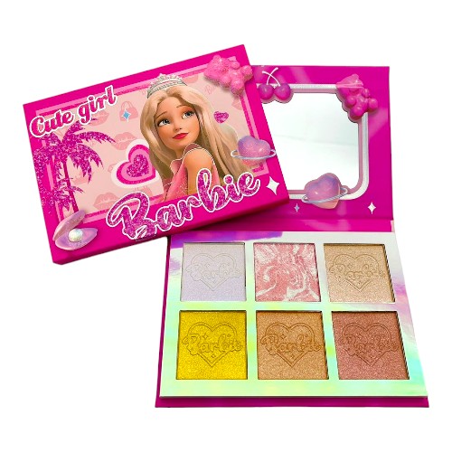 Imagen de PALETA 6 ILUMINADOR CUTE BARBIE ULTRAMO