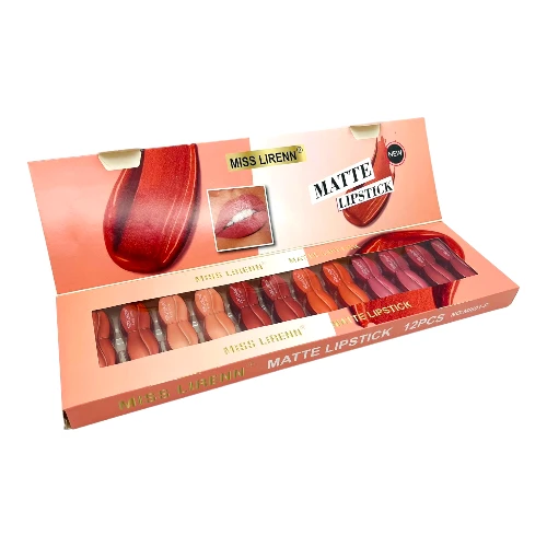 Imagen de CAJA 12 LIPSTICK MATTE MISS LIRENN