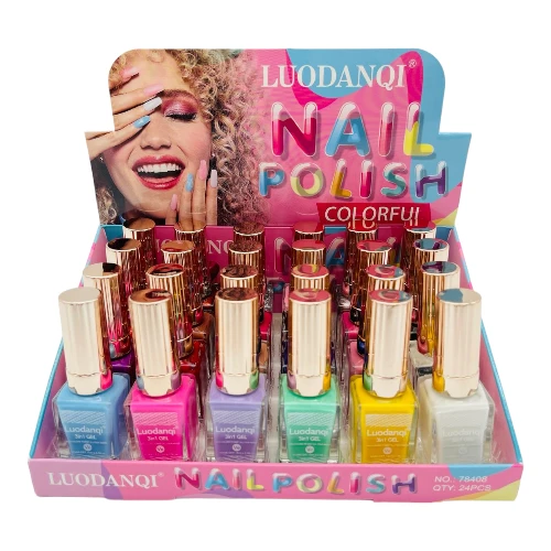 Imagen de CAJA 24 GEL POLISH UÑAS LUODANQI