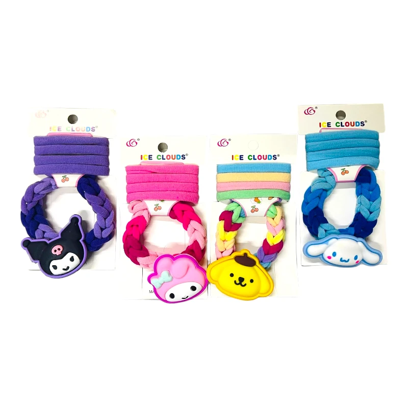 Imagen de 12 TIRA LIGA CABELLO 💖SANRIO ICE CLOUDS