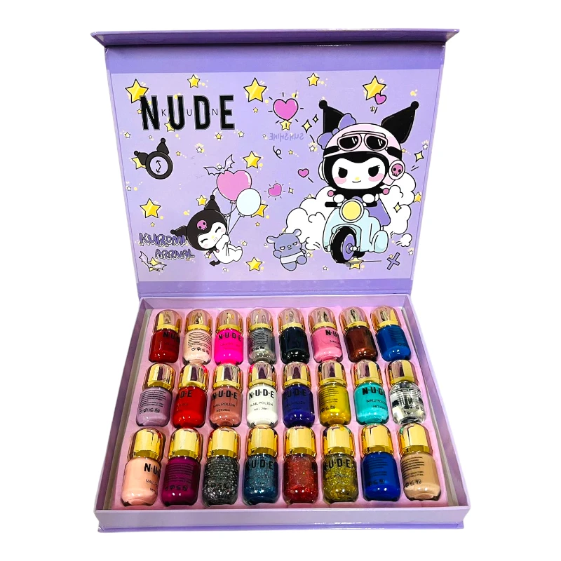 Imagen de ESTUCHE 24 ESMALTE *KUROMI NUDE