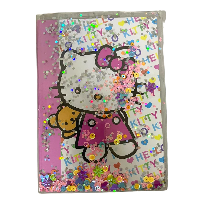 Imagen de LIBRETA HELLO KITTY FORRO LENTEJUELA