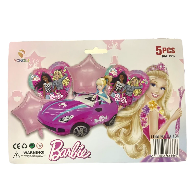 Imagen de GLOBO FIESTA 5 PIEZAS *BARBIE
