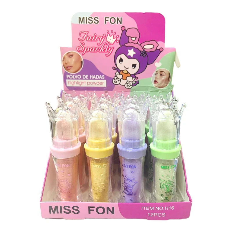 Imagen de CAJA 12 ILUMINADOR POLVO DE HADAS 💖SANRIO MISS FON